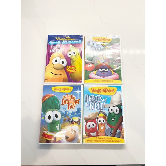 Veggie Tales DVD Lot of 11 Veggie Tales Easter, Christmas Featuring Bob & Larry - Picture 2 of 8